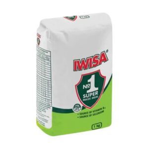 IWISA No1 Super White Maize Meal 1kg South African African Pap Sadza Nshima Ugali Zulu Xhosa Staple Grocery Tradition Quality Nutrition Cooking