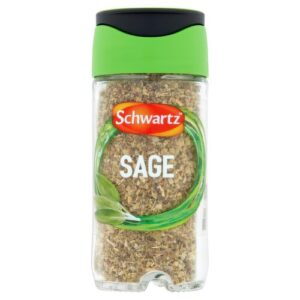 Schwartz Sage Dried Herb – Premium Quality Dried Sage Leaves for Cooking, Seasoning & Baking – Authentic Aromatic Culinary Sage for Poultry, Stuffing, Sausages, Meat, Soups & Mediterranean Recipes