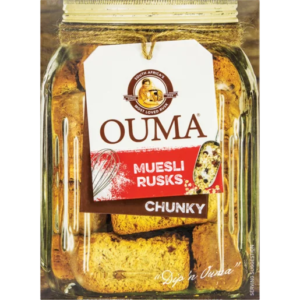 Ouma Chunky Muesli Rusks South African Tea Favorite | Traditional Baker Style Breakfast Coffee Dunking Snack Most Loved Classic