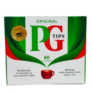 PG Tips Original Tea Bags - Full-Bodied Refreshment (80 Count)