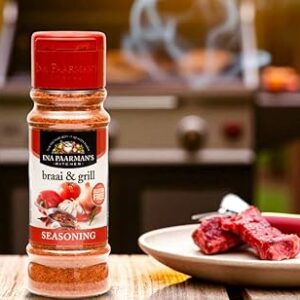 Braai & Grill Seasoning 8C – Premium BBQ Rub for Meat, Chicken, Beef, Steak, Ribs, Pork & Vegetables – Authentic Braai Spice Blend for Grilling, Smoking, Roasting & Pan Cooking – All-Purpose Barbecue Seasoning for Outdoor & Indoor Cooking