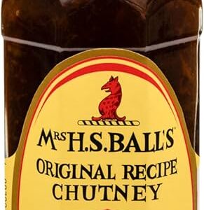 Mrs Balls Original Recipe Chutney South African Condiment Sweet Tangy Fruit Sauce Table Marinade Cooking Glaze Dip 470g