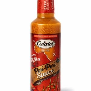 Calisto’s Peri Peri Sauce Original Flavor, Spicy African Chili Pepper Hot Sauce, Gourmet Marinade and Cooking Sauce for Chicken, Wings, Grilling, BBQ, Dipping and Roasting, Tangy Garlic Lemon Peri-Peri Chili Sauce Bottle