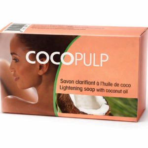 COCOPULP Coconut Oil Clarifying Soap Bar, Brightening & Deep Cleansing Body Soap, Moisturizing Coconut Soap for Face and Body, Hydrating Skin Care Bath Bar for Smooth Radiant Looking Skin, Gentle Daily Cleansing Soap