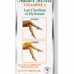 Nature Secrete Vitamin C Brightening Body Lotion – Clarifying & Hydrating Body Milk for Dark Spots, Uneven Skin Tone & Stretch Marks – Antioxidant Anti-Aging Moisturizing Lotion for Smooth Radiant Skin – Daily Nourishing Skin Care