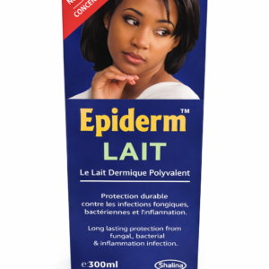 Epiderm Lait Dermique Polyvalent Cleansing Milk 300ml by Shalina – Antifungal & Antibacterial Skin Cleanser Lotion, Multi-Purpose Dermatological Body Wash, Gentle Medicated Cleansing Lotion for Face & Body, All Skin Types