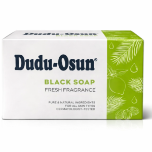 Dudu-Osun Black Soap Fresh Fragrance Bar Soap – Authentic African Black Soap for Face, Body & Acne Prone Skin – Natural Moisturizing Cleansing Bar with Shea Butter, Aloe Vera & Honey – Deep Cleansing Soap for All Skin Type