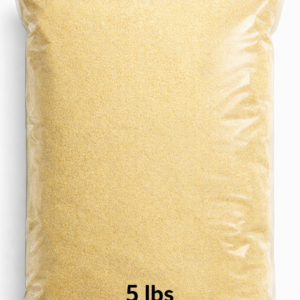 Premium Semolina Flour 5 lbs – Fine Durum Wheat Semolina for Pasta, Pizza Dough, Bread Baking, Couscous, Halwa & Indian Cooking – Non GMO Rava Sooji Wheat Semolina Grain – Baking Flour for Homemade Pasta & Traditional Recipes