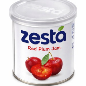 Zesta Red Plum Jam – Premium Fruit Preserve Spread, Sweet & Tangy Plum Jelly for Toast, Baking, Desserts & Breakfast Recipes, Smooth Rich Texture, Ready to Eat Gourmet Jam, Family Size Fruit Spread Jar