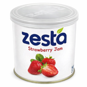 Zesta Strawberry Jam – Premium Strawberry Fruit Spread, Smooth Sweet Strawberry Preserve for Bread, Toast, Baking, Desserts, Breakfast Toppings, Foodservice & Bulk Kitchen Use, Classic Strawberry Flavor Jam