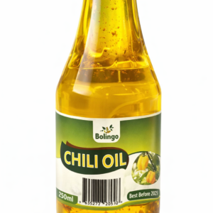 Bolingo Chili Oil 250ml – Premium Spicy Chili Infused Cooking Oil – Hot & Flavorful Chilli Oil for Asian, Chinese, Korean, Thai & Indian Cooking – Stir Fry, Noodles, Dumplings, Marinades & Dipping Sauce