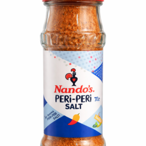 Nando’s PERi-PERi Salt Seasoning – Authentic South African Chili Salt Blend – Spicy Garlic Peri Peri Flavor for Chicken, Fries, Vegetables, Seafood, Meat, BBQ, Grilling & Everyday Cooking – Restaurant Style Gourmet Seasoning
