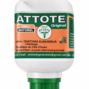 ATTOTE Original 100% Natural Herbal Paste | Traditional African Herbal Formula | Multipurpose Herbal Balm for Massage, Skin Care & Daily Wellness | Authentic Ivory Coast Herbal Preparation | Pure Naturel Formula