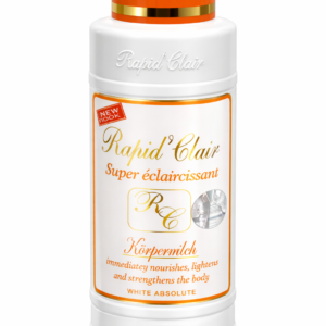 Rapid Clair Super Éclaircissant Body Milk White Absolute – Advanced Brightening & Nourishing Body Lotion for Dark Spots, Uneven Skin Tone, Dry Skin Repair, Radiant & Smooth Skin Care
