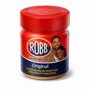 Robb Well Being Original Vapor Rub Ointment for Cold, Cough & Congestion Relief – Soothing Headache Relief, Nasal & Chest Decongestant Balm – Fast Acting Mentholated Vapor Therapy for Adults & Family Use