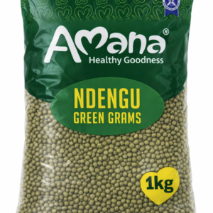 Amana Healthy Goodness Ndengu Green Grams 1kg – Premium Whole Green Moong Beans, Unpolished Natural Mung Beans, High Protein Lentils for Indian Cooking, Sprouting, Vegan & Gluten Free