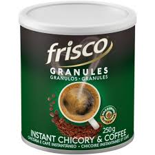 Frisco Granules Instant Chicory Coffee Tin 250g | Smooth Rich Coffee Alternative Naturally Caffeine Free Hot Beverage Pantry Essential