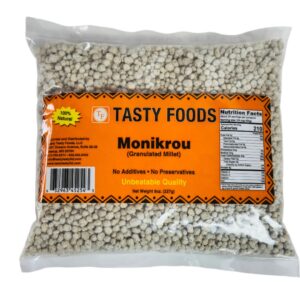 Monikrou Granulated Millet African Grain Natural Fonio Alternative Gluten Free Whole Food Traditional West African Staple Clean Eating Pantry Ingredient 8oz
