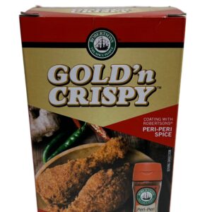 Robertsons Gold’n Crispy Coating with Peri-Peri Spice – 200g | Spicy Crispy Chicken Coating Mix - Pack of 4