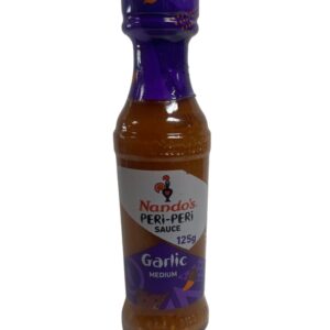 Nando’s Peri-Peri Sauce Garlic Medium – 125g (Pack of 4)