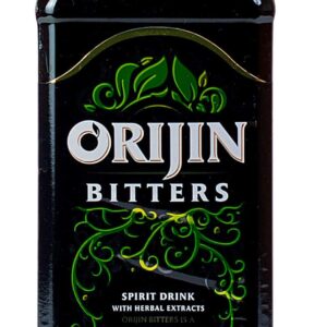 Orijin Bitters 75cl – Ghanaian Herbal Spirit Drink – Infused with African Herbal Extracts – Traditional Digestive and Vitality Tonic – 750ml Bottle – Made in Ghana – Authentic African Bitters