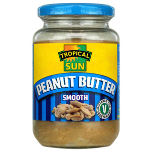 Tropical Sun Smooth Peanut Butter Creamy Spread | Natural Peanut Butter for Bread Toast Cooking Baking | African Caribbean Grocery Pantry Staple