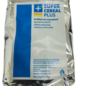 Super Cereal Plus Fortified Corn Soya Infant Cereal 1.5kg | African Baby Porridge for Children 6–59 Months | Imported African Nutrition Staple