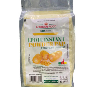 Epote Instant Powder Pap 500g African Cornmeal Cereal Traditional Nigerian Breakfast Porridge Smooth Quick Cook Maize Meal Pantry Staple