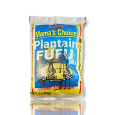 Mama’s Choice Plantain Fufu Mix – Authentic African Plantain Fufu Flour, Instant West African Swallow, Traditional Nigerian Ghanaian Fufu Alternative, Easy to Prepare Plantain Flour for Egusi, Ogbono, Okra & African Soups