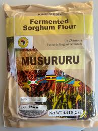 Fermented Sorghum Flour Musururu – 100% Natural Whole Grain Sorghum Flour – Traditional African Fermented Cereal Flour – Gluten Free, Non GMO, Vegan – Perfect for Pap, Ogi, Porridge, Swallow, Baking & Healthy Meals