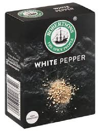 Robertsons White Pepper Powder – Premium Finely Ground White Pepper Spice for Cooking, Seasoning & Baking – Smooth Mild Heat for Soups, Sauces, Seafood, Poultry, Asian & Continental Recipes – Professional Quality Culinary Spice