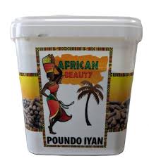 Afrikan Beauty Poundo Iyan Yam Flour – Authentic Nigerian Pounded Yam Alternative – Smooth Stretchy Swallow Food – Premium African Food – Easy to Prepare Poundo Yam – African Fufu Yam Flour for Egusi, Ogbono, Okra, Vegetable Soup