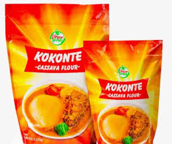 Kokonte Cassava Flour – Authentic African Cassava Flour for Kokonte, Fufu, and Traditional African Dishes – 100% Pure Natural Cassava Powder – Gluten Free, Non-GMO, Vegan, African Food Staple