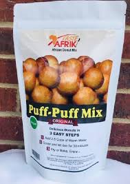 Puff-Puft Mix African Donut Mix by Taste of Afrik – Authentic West African Puff Puff Batter Mix, Easy to Make Deep Fried Dough Balls, Nigerian Ghanaian Snack Mix, Original Flavor