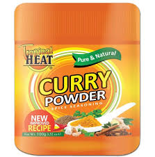 Tropical Heat Curry Powder – Pure & Natural Caribbean Style Curry Spice Blend, Authentic Island Flavor, Aromatic Curry Masala for Chicken, Goat, Lamb, Seafood & Vegetables, No Artificial Colors, Premium Seasoning Powder