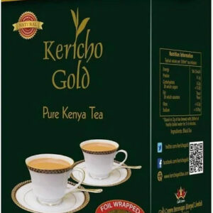 Kericho Gold Pure Kenyan Tea | Premium African Black Tea Rich Flavor Foil Wrapped Freshness 500g