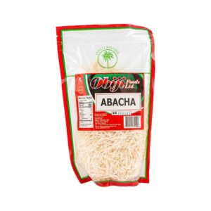 Obiji Abacha African Salad Shreds | Authentic Nigerian Abacha Cassava Strips | Dried Abacha for African Salad, Igbo Abacha, Traditional West African Food Ingredient