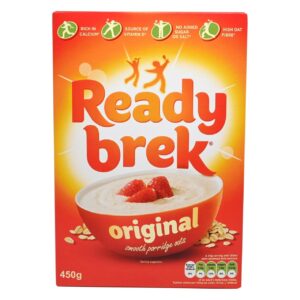 Ready Brek Original Smooth Porridge Oats South African Breakfast Cereal | Creamy Instant Oatmeal for Kids Adults Family Mornings | High Fibre Calcium Vitamin D